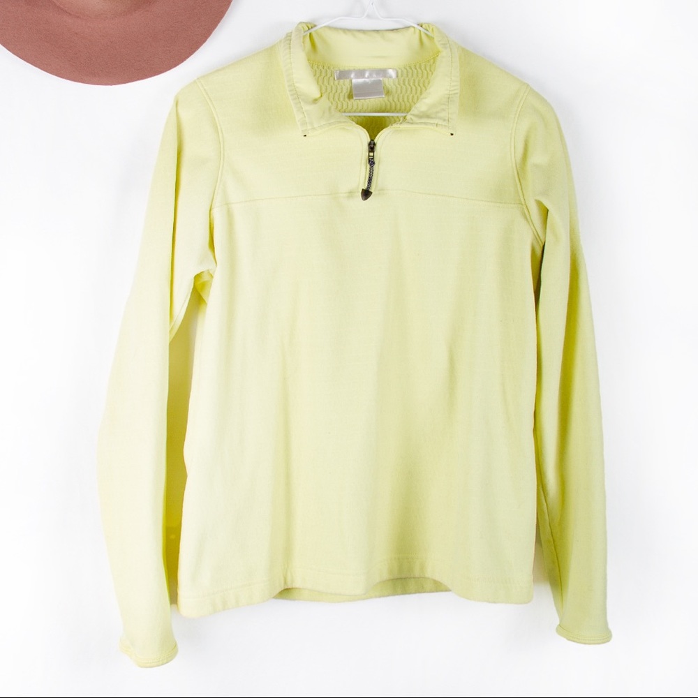 Nike Neon Yellow Green Golf Fleece Pullover